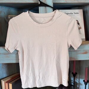 Vuori oatmeal color ribbed tank med